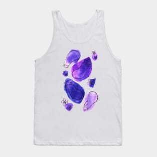 Purple Eggplant Watercolor Tank Top